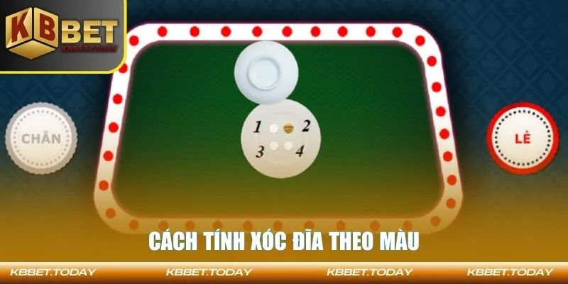 Cách tính xóc đĩa theo màu