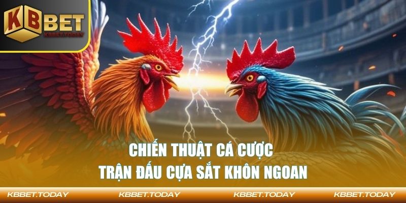 Chiến thuật cá cược trận đấu cựa sắt khôn ngoan