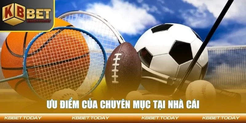 Ưu điểm của chuyên mục tại nhà cái